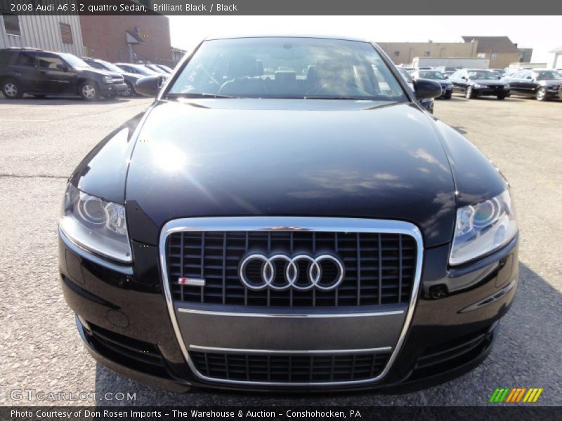 Brilliant Black / Black 2008 Audi A6 3.2 quattro Sedan