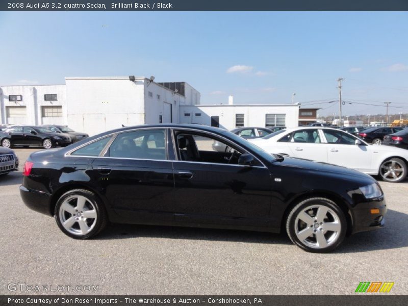 Brilliant Black / Black 2008 Audi A6 3.2 quattro Sedan