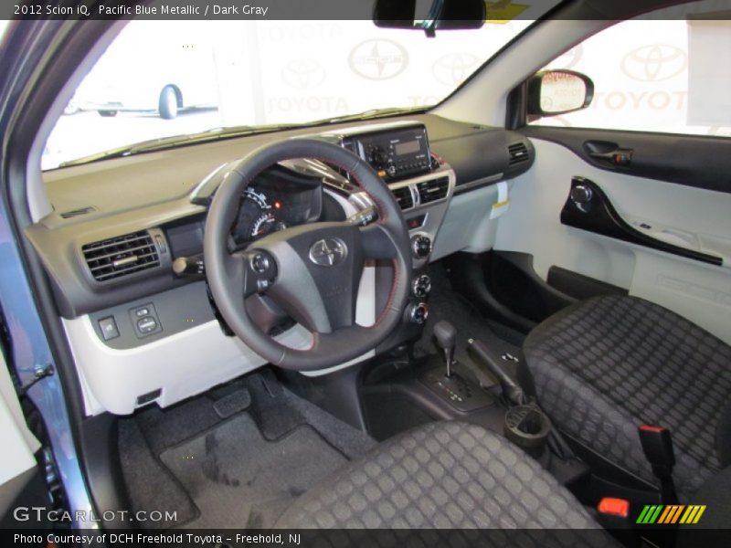 Pacific Blue Metallic / Dark Gray 2012 Scion iQ