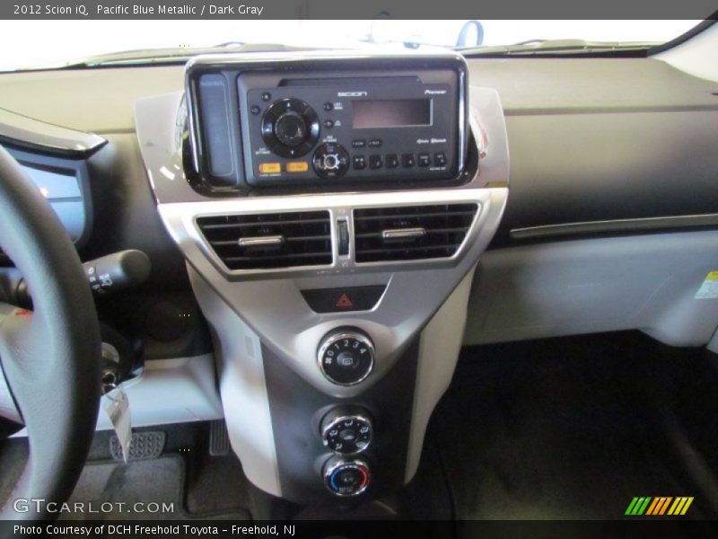 Pacific Blue Metallic / Dark Gray 2012 Scion iQ