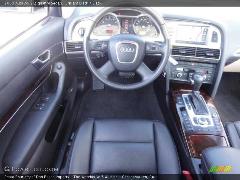 Brilliant Black / Black 2008 Audi A6 3.2 quattro Sedan