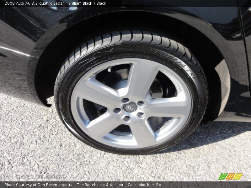 Brilliant Black / Black 2008 Audi A6 3.2 quattro Sedan