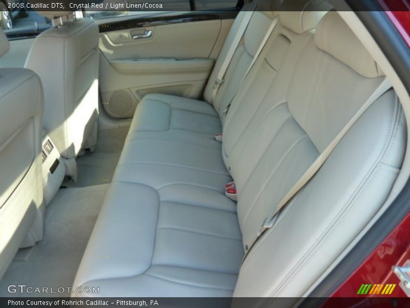 Crystal Red / Light Linen/Cocoa 2008 Cadillac DTS