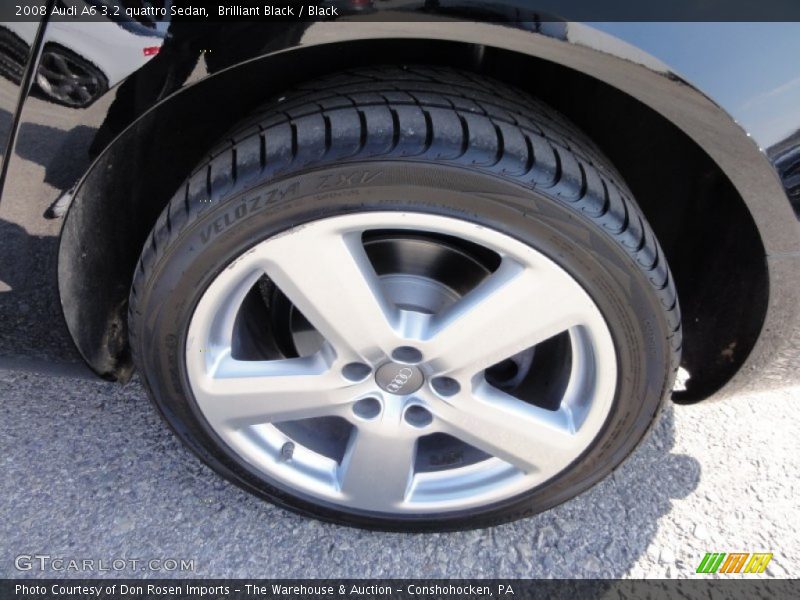Brilliant Black / Black 2008 Audi A6 3.2 quattro Sedan