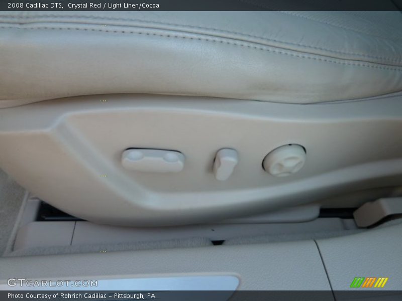Crystal Red / Light Linen/Cocoa 2008 Cadillac DTS