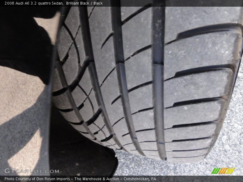 Brilliant Black / Black 2008 Audi A6 3.2 quattro Sedan