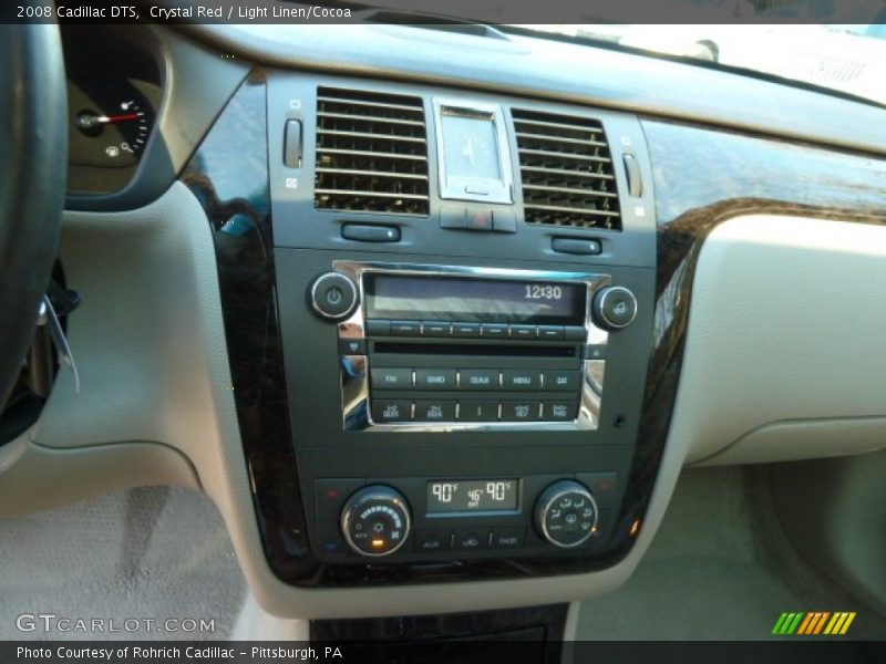 Crystal Red / Light Linen/Cocoa 2008 Cadillac DTS