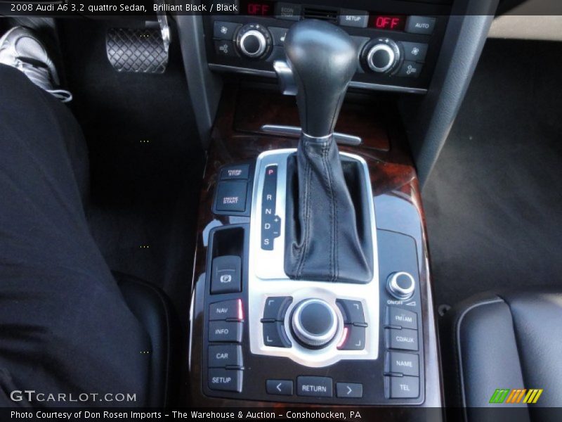 Brilliant Black / Black 2008 Audi A6 3.2 quattro Sedan