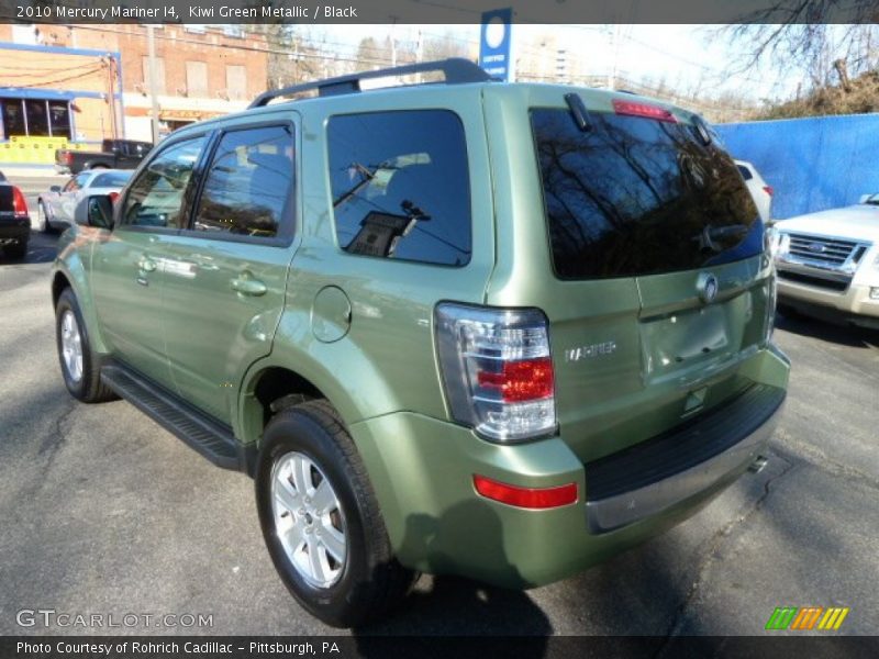 Kiwi Green Metallic / Black 2010 Mercury Mariner I4