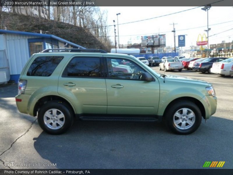 Kiwi Green Metallic / Black 2010 Mercury Mariner I4