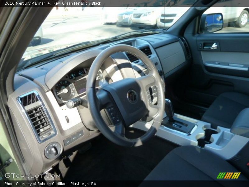 Kiwi Green Metallic / Black 2010 Mercury Mariner I4