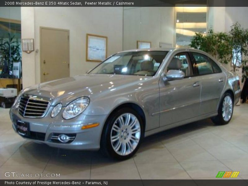 Pewter Metallic / Cashmere 2008 Mercedes-Benz E 350 4Matic Sedan