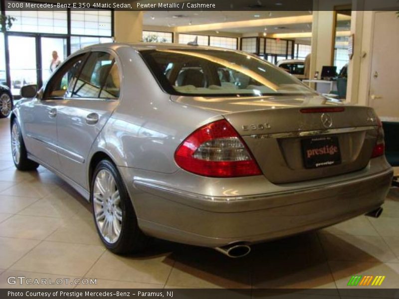 Pewter Metallic / Cashmere 2008 Mercedes-Benz E 350 4Matic Sedan