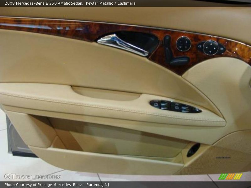 Pewter Metallic / Cashmere 2008 Mercedes-Benz E 350 4Matic Sedan