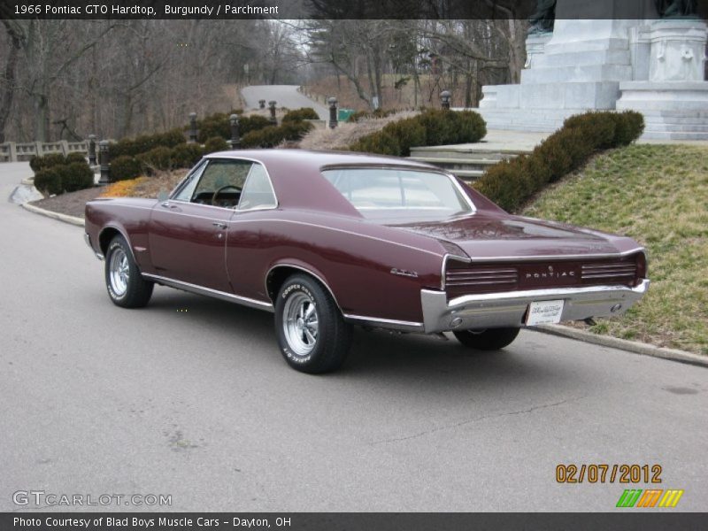 Burgundy / Parchment 1966 Pontiac GTO Hardtop