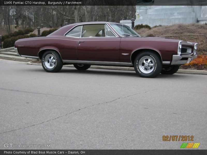 Burgundy / Parchment 1966 Pontiac GTO Hardtop