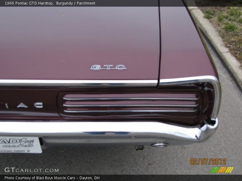 Burgundy / Parchment 1966 Pontiac GTO Hardtop