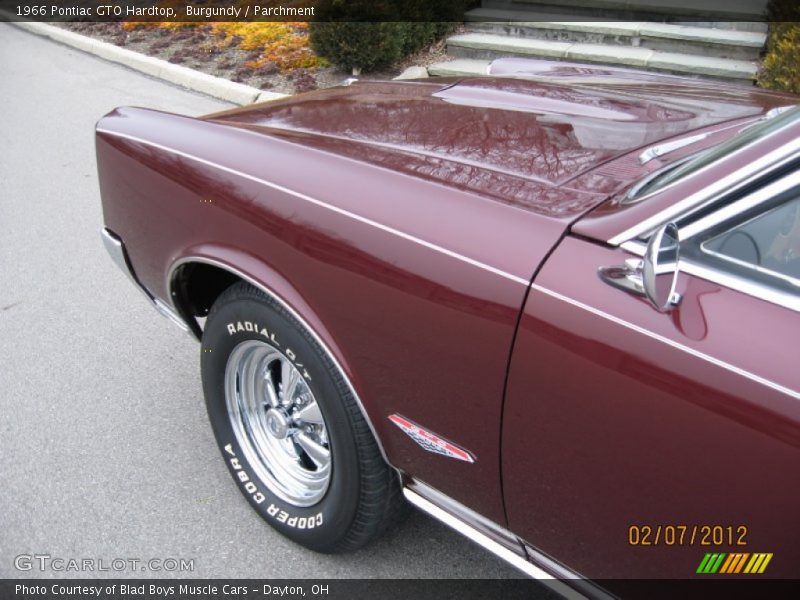 Burgundy / Parchment 1966 Pontiac GTO Hardtop