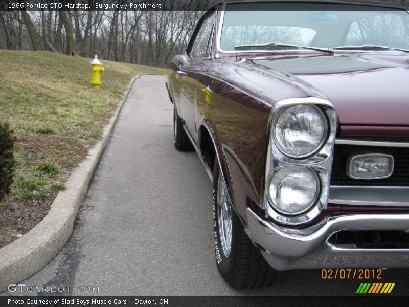 Burgundy / Parchment 1966 Pontiac GTO Hardtop