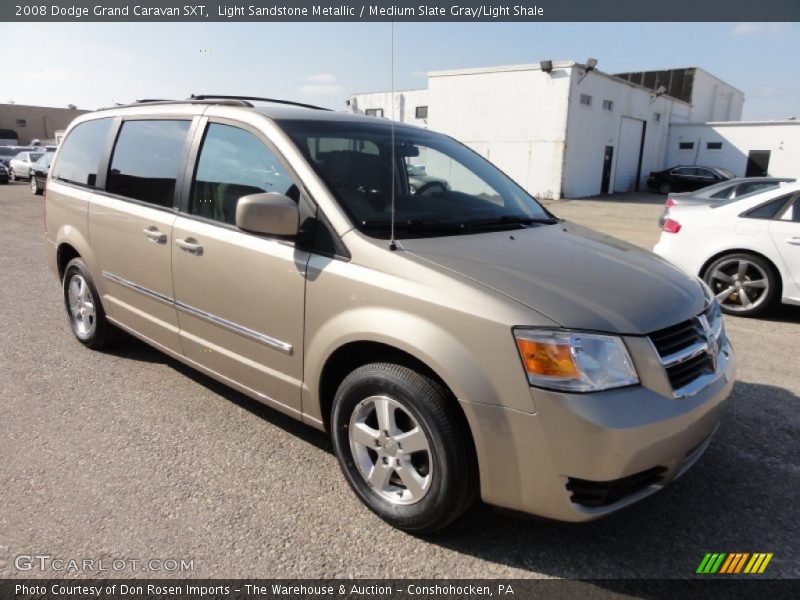 Light Sandstone Metallic / Medium Slate Gray/Light Shale 2008 Dodge Grand Caravan SXT