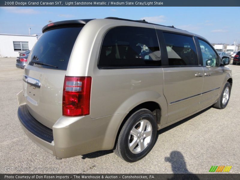 Light Sandstone Metallic / Medium Slate Gray/Light Shale 2008 Dodge Grand Caravan SXT