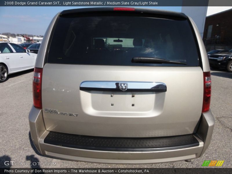 Light Sandstone Metallic / Medium Slate Gray/Light Shale 2008 Dodge Grand Caravan SXT