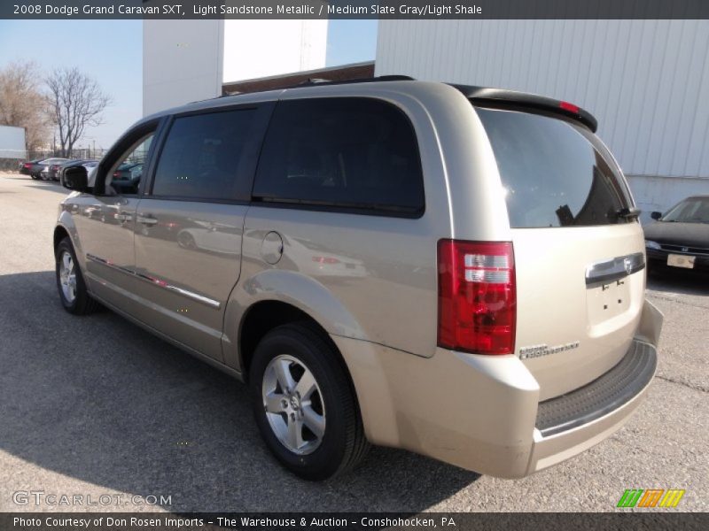 Light Sandstone Metallic / Medium Slate Gray/Light Shale 2008 Dodge Grand Caravan SXT