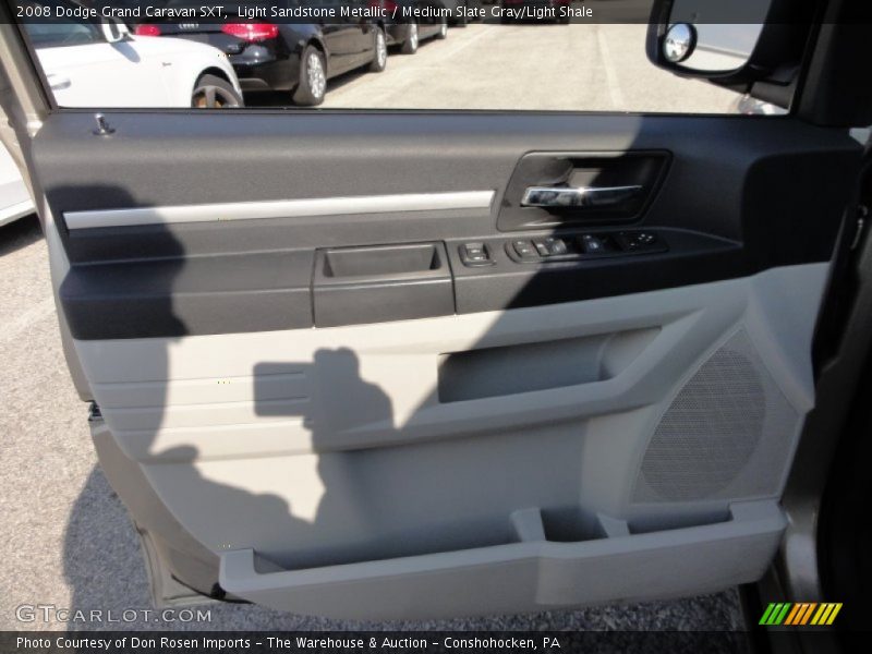 Light Sandstone Metallic / Medium Slate Gray/Light Shale 2008 Dodge Grand Caravan SXT