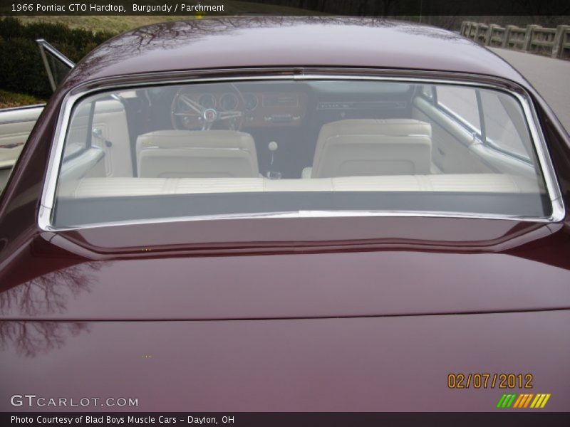 Burgundy / Parchment 1966 Pontiac GTO Hardtop