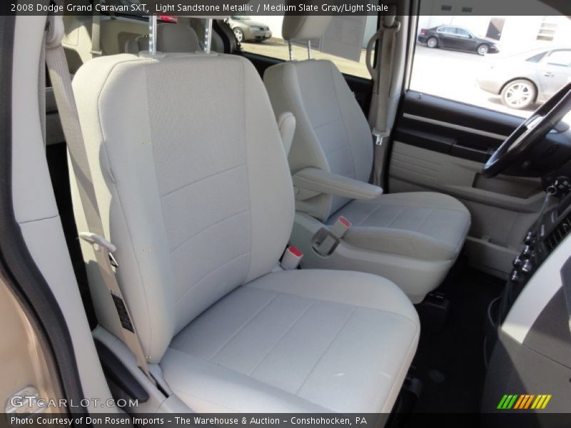 Light Sandstone Metallic / Medium Slate Gray/Light Shale 2008 Dodge Grand Caravan SXT