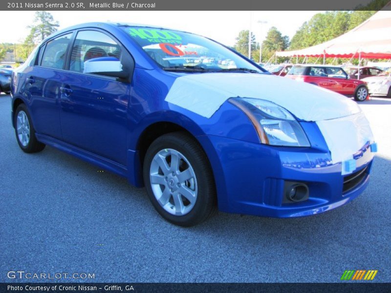 Metallic Blue / Charcoal 2011 Nissan Sentra 2.0 SR