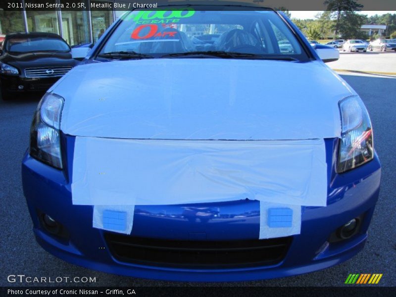 Metallic Blue / Charcoal 2011 Nissan Sentra 2.0 SR