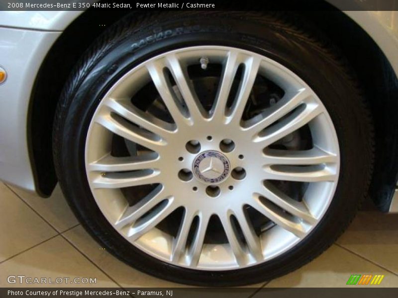 Pewter Metallic / Cashmere 2008 Mercedes-Benz E 350 4Matic Sedan