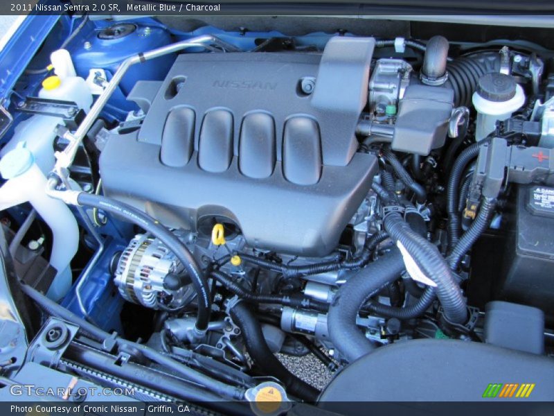 Metallic Blue / Charcoal 2011 Nissan Sentra 2.0 SR