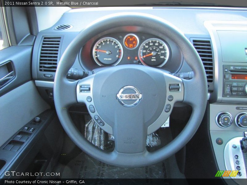 Metallic Blue / Charcoal 2011 Nissan Sentra 2.0 SR