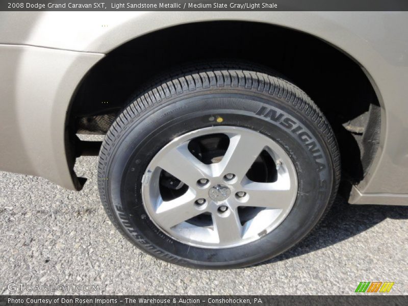 Light Sandstone Metallic / Medium Slate Gray/Light Shale 2008 Dodge Grand Caravan SXT