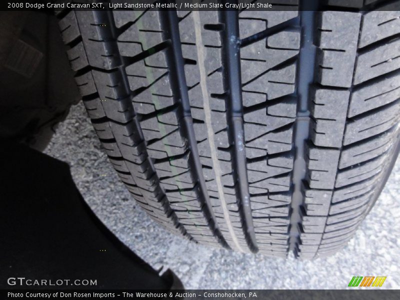 Light Sandstone Metallic / Medium Slate Gray/Light Shale 2008 Dodge Grand Caravan SXT