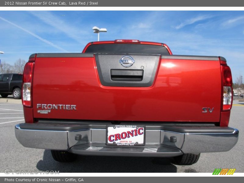 Lava Red / Steel 2012 Nissan Frontier SV Crew Cab