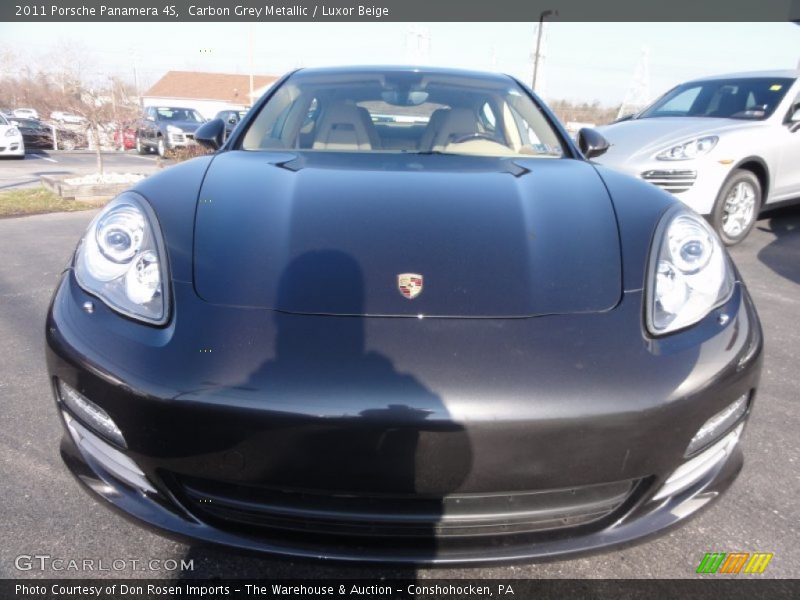 Carbon Grey Metallic / Luxor Beige 2011 Porsche Panamera 4S