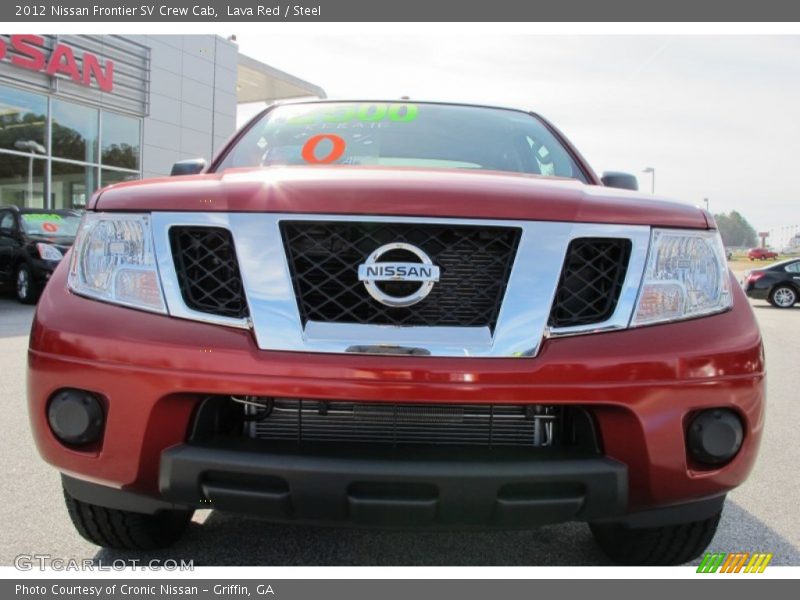 Lava Red / Steel 2012 Nissan Frontier SV Crew Cab