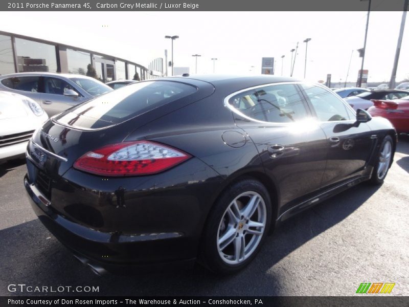 Carbon Grey Metallic / Luxor Beige 2011 Porsche Panamera 4S