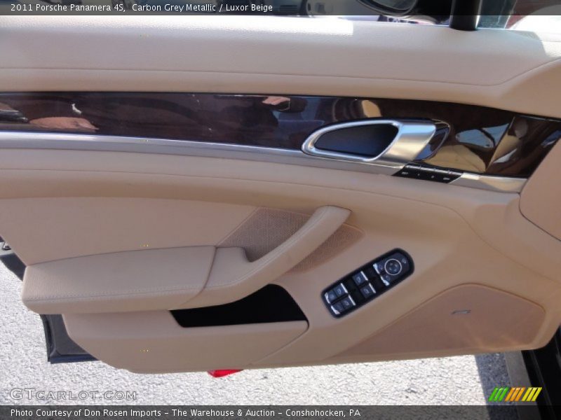 Carbon Grey Metallic / Luxor Beige 2011 Porsche Panamera 4S