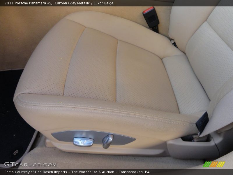 Carbon Grey Metallic / Luxor Beige 2011 Porsche Panamera 4S