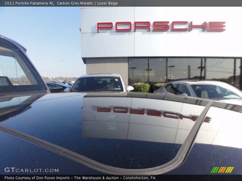 Carbon Grey Metallic / Luxor Beige 2011 Porsche Panamera 4S