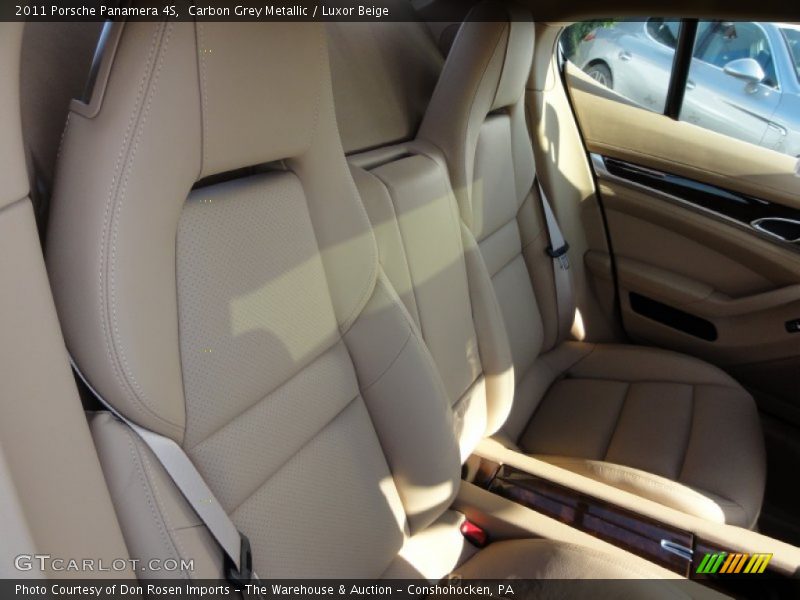 Carbon Grey Metallic / Luxor Beige 2011 Porsche Panamera 4S