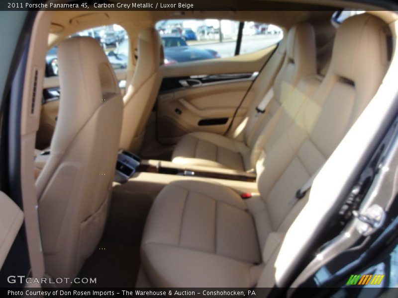 Carbon Grey Metallic / Luxor Beige 2011 Porsche Panamera 4S