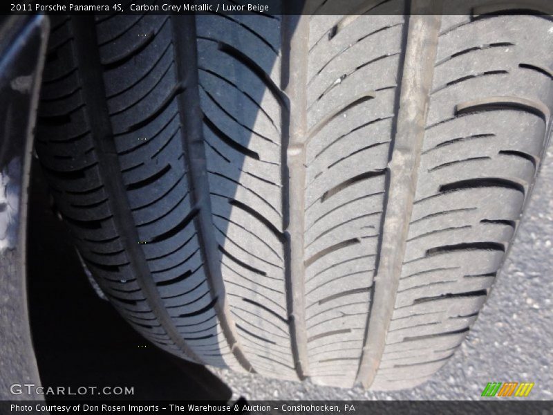Carbon Grey Metallic / Luxor Beige 2011 Porsche Panamera 4S