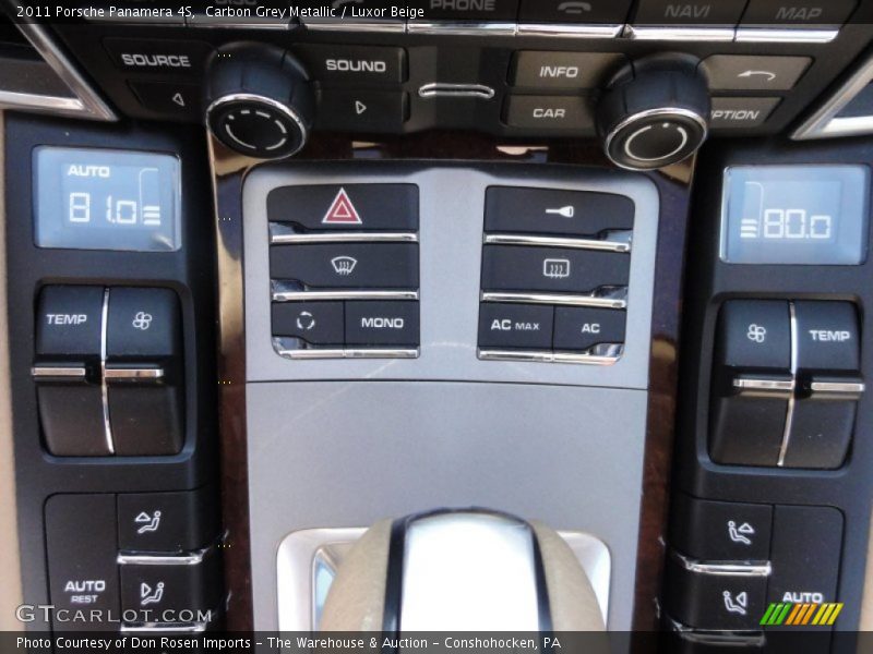 Carbon Grey Metallic / Luxor Beige 2011 Porsche Panamera 4S
