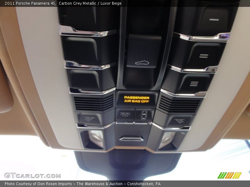 Carbon Grey Metallic / Luxor Beige 2011 Porsche Panamera 4S