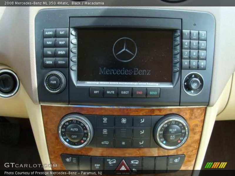 Black / Macadamia 2008 Mercedes-Benz ML 350 4Matic